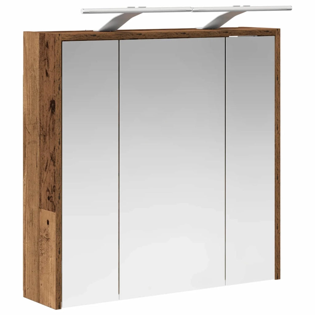 Mobiletto per specchio da bagno Legno vecchio