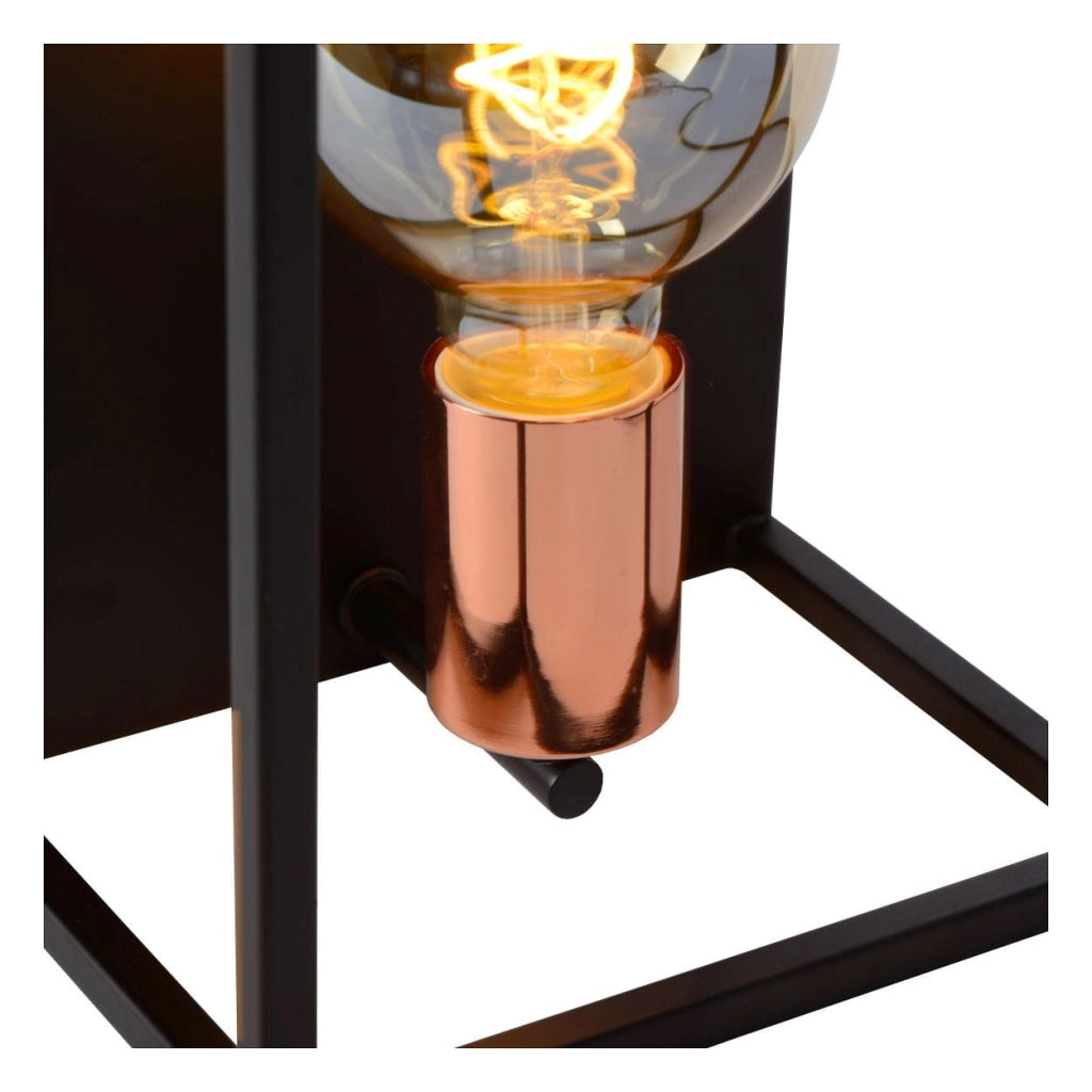 Lucide Arthur applique nero/rame E27 40W 08224/01/30