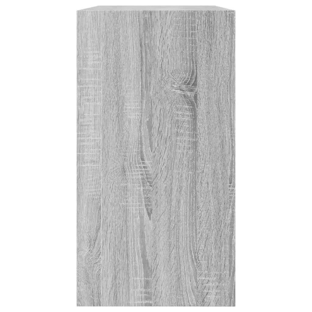 Scarpiera-Scaffale per scarpe Grigio Sonoma 80x34x63 cm in Legno Multistrato