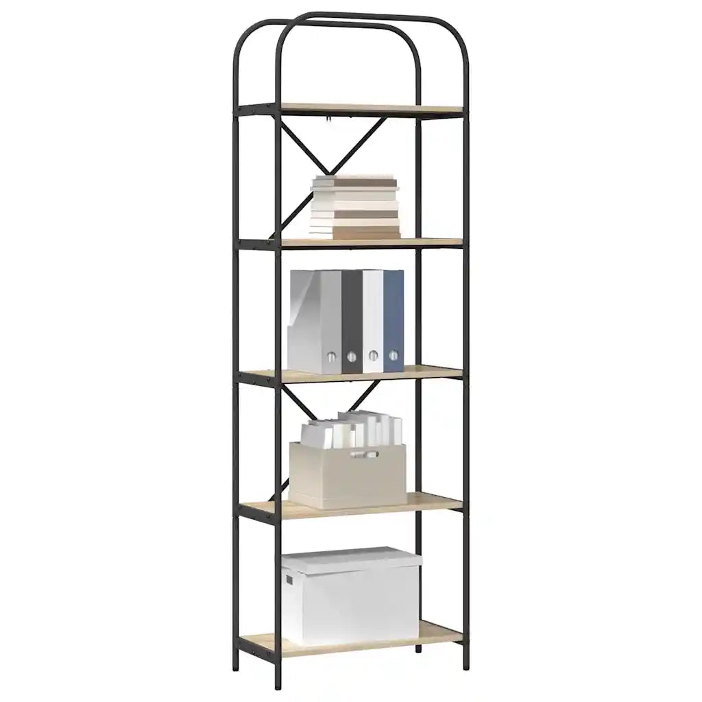 Libreria Rovere Sonoma 60 x 30 x 183 cm Legno multistrato 879852