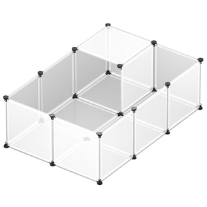 Recinto per Animali di Piccola Taglia da interno Recinzione con fondo 18 Pannelli