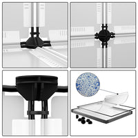 Recinto per Animali di Piccola Taglia da interno Recinzione con fondo 18 Pannelli