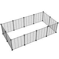 Recinto Animali Piccola Taglia Personalizzabile per Criceti Conigli 12pz 35x35cm