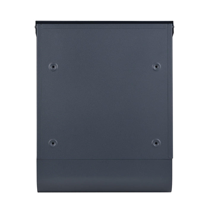 Cassetta postale di design porta giornali di design cassetta postale da parete grigia 16_0000110