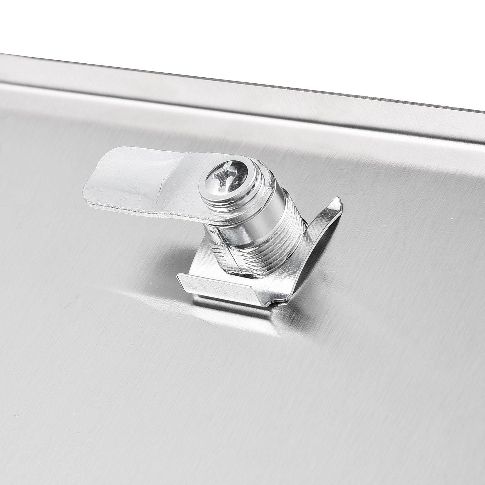 Cassetta postale di design porta giornali cassetta postale da parete di design 30 × 39 × 11 cm grigio 16_0000112