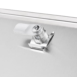 Cassetta postale di design porta giornali cassetta postale da parete di design 30 × 39 × 11 cm grigio 16_0000112