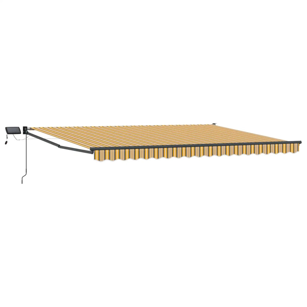 Tenda retrattile manuale con LED 4 × 3 m