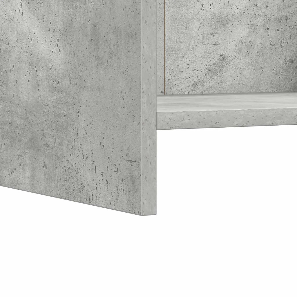 Comodini Grigio Cemento 40 x 30 x 60 cm Legno ingegnerizzato 8011001