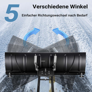 Spazzaneve per quad, 120cm x 40 cm, regolabile, Sgombraneve Spartineve