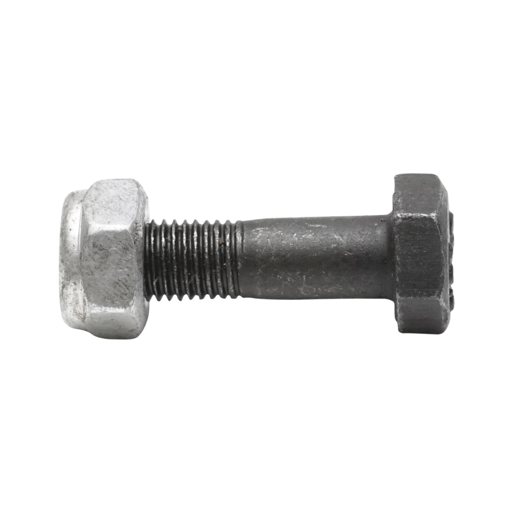 Bullone con dado M10 x 1,25 x 35 mm. per albero cardanico del trattore forestale,