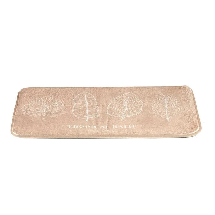 Tappeto da Bagno Beauty Super Assorbente Beauty 60x40 cm (Beige)