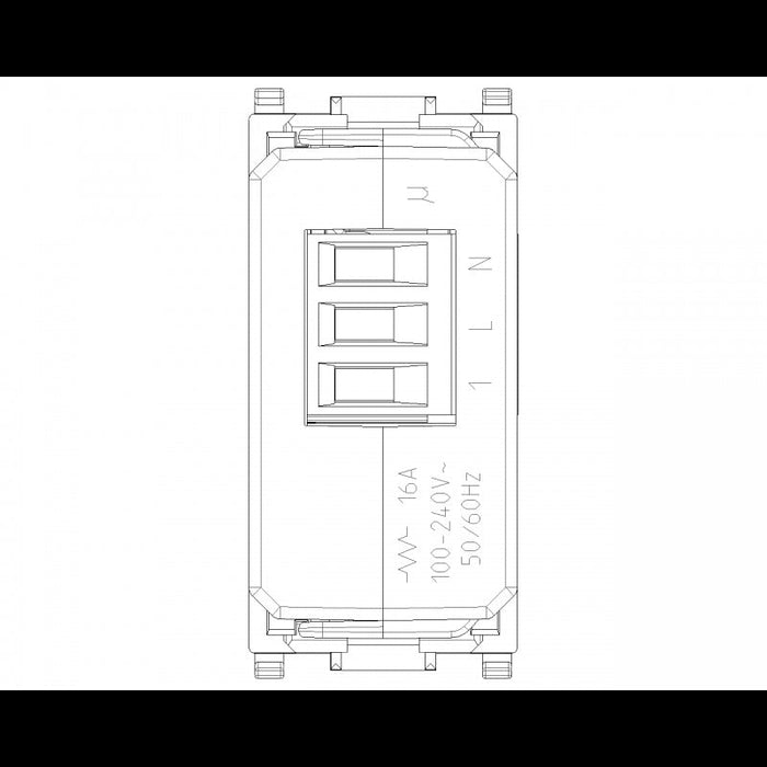 Attuatore connesso IoT Vimar Plana 16A Bianco 14593