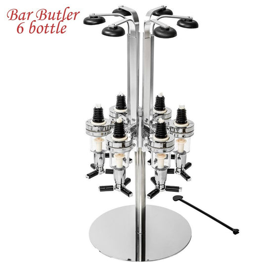 Portabottiglie Spillatore Dosatore Tavolo 6 posti per Birra e Bevande Alcoliche