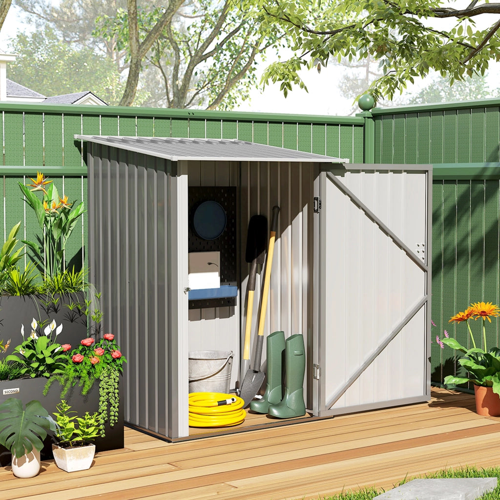 Ripostiglio per Giardino in Acciaio ¨C zephmum ¨C 100x103x160cm Grigio