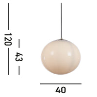 Sospensione Contemporanea Atomo 2 Acciaio Ottone Vetro 1 Luce E27