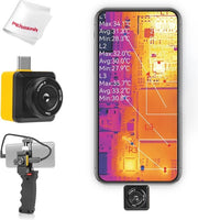 Camera termica per smartphone con risoluzione 256 x 192 e obiettivo macrolens da 8 mm