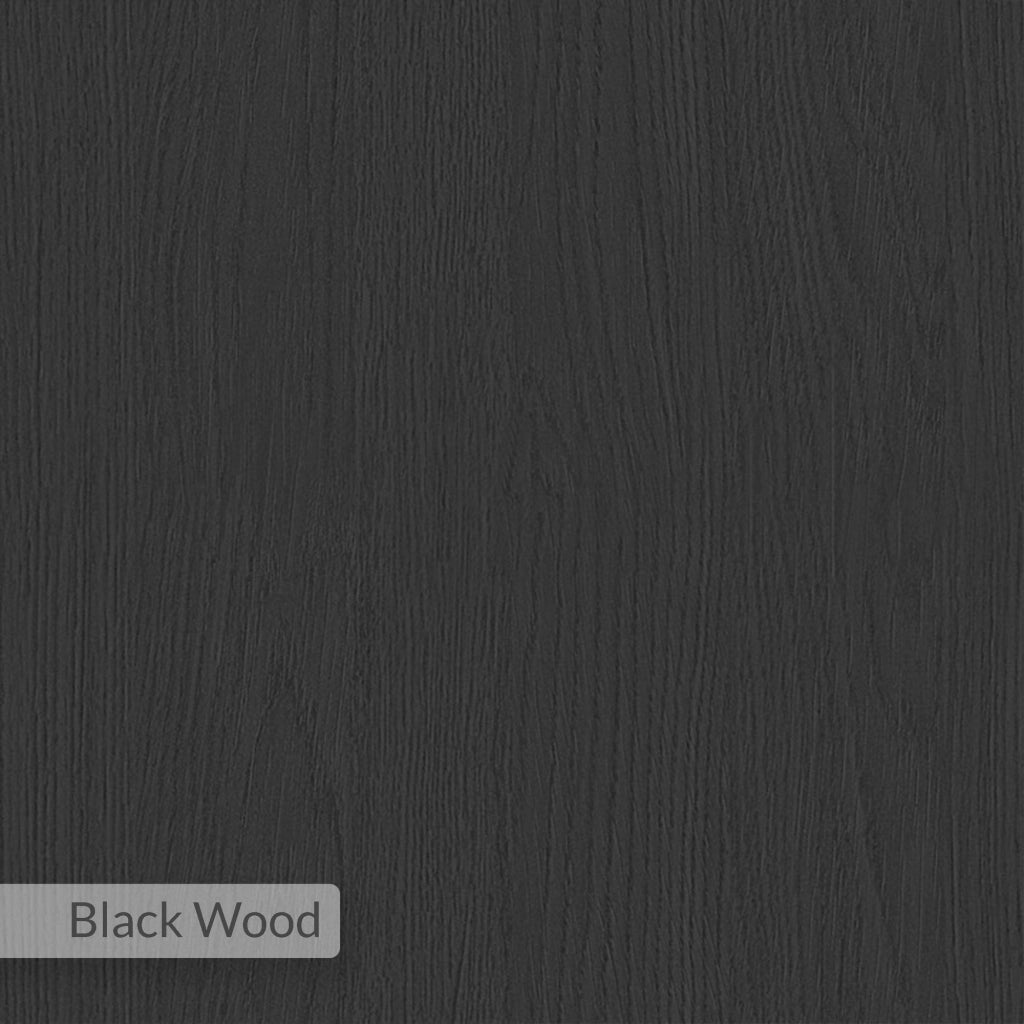 Libreria in legno "Nati" - 32 x 32 x 161 cm - Nero