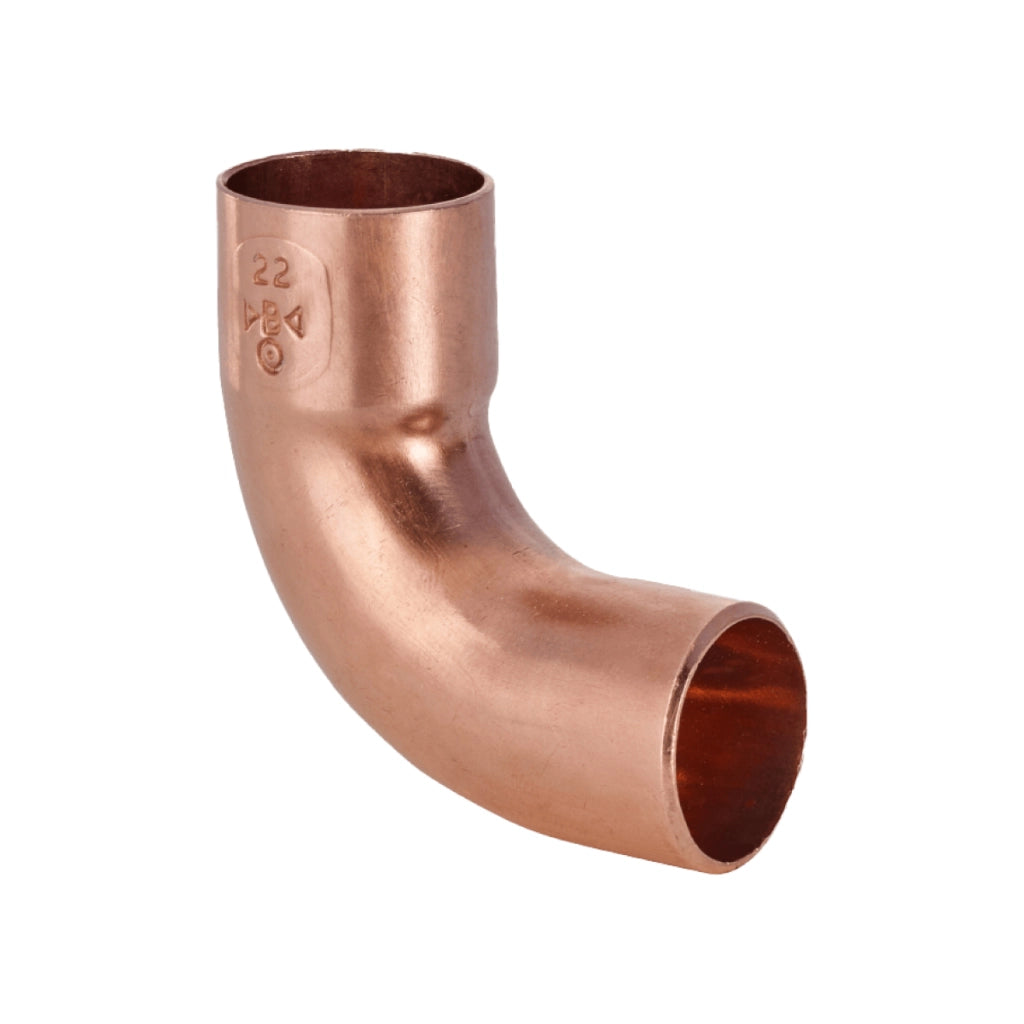 RACCORDO CURVO RAME 90° A SALDARE MASCHIO FEMMINA SERIE 5000 - Ã14  - CEX
