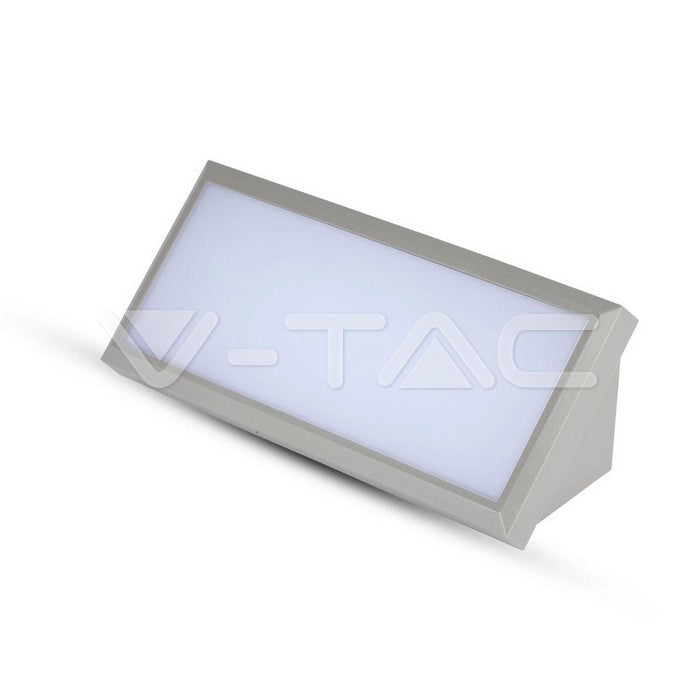 Lampada LED da Muro Angolare 12W Colore Grigio 4000K IP65 SKU 218234
