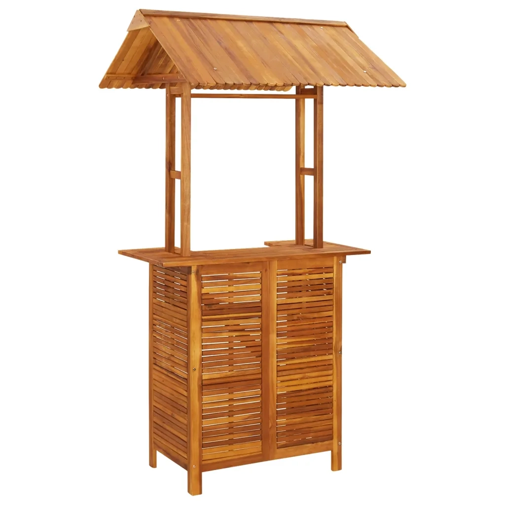 Set da Bar per Giardino 3 pz in Legno Massello di Acacia 3116004