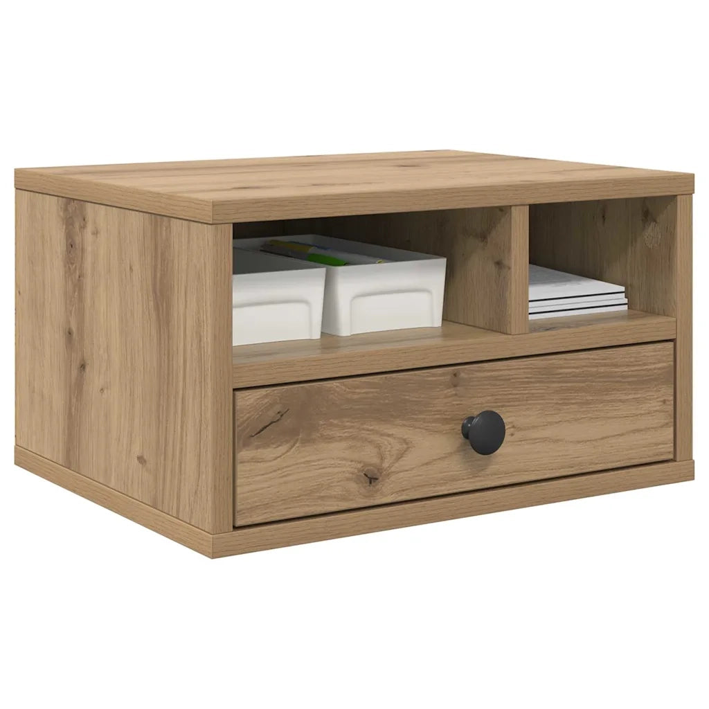 Supporto per Stampante Rovere artigianale 40 x 32 x 24 cm