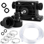 Mini pompa elettrica per foro - Pompaggio acqua - Cassetta in plastica - Nero - Pompaggio liquido - Adatto per vasca da bagno e serbatoio di scarico