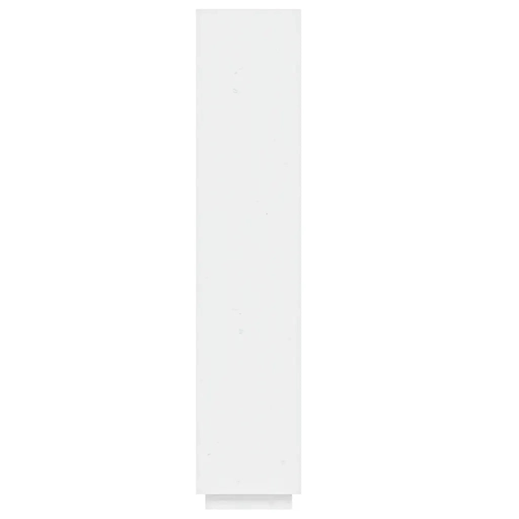 Libreria/Divisorio Bianco 40x35x167cm in Legno Massello di Pino cod mxl 9856