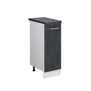 Vicco Armadio cucina dispensa alto Calcestruzzo nero 30 cm PL Antracite