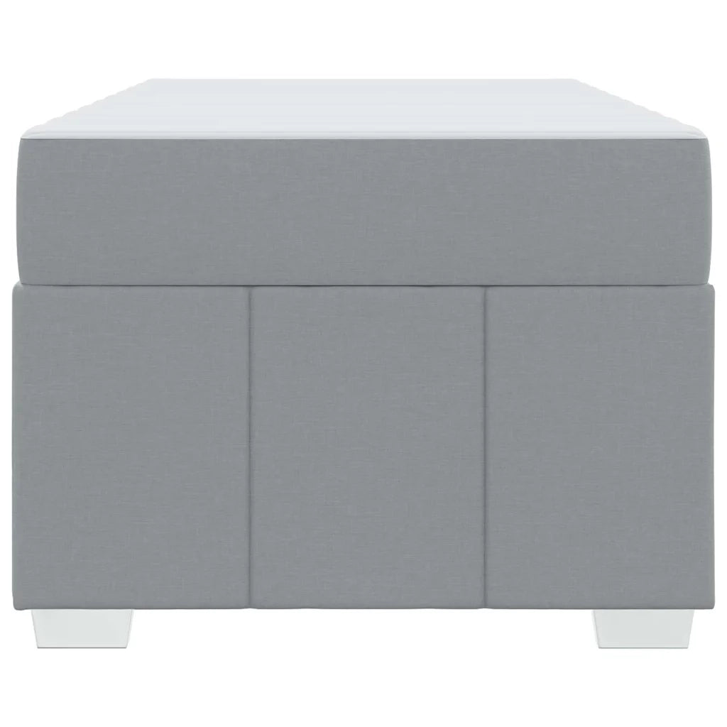 Struttura del letto Grigio chiaro 90 x 200 cm Tessuto