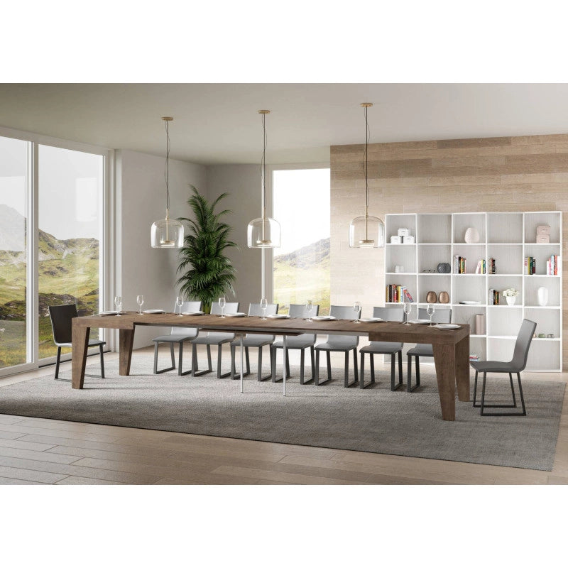 Tavolo allungabile 140/400x90 cm Naxy - Noce