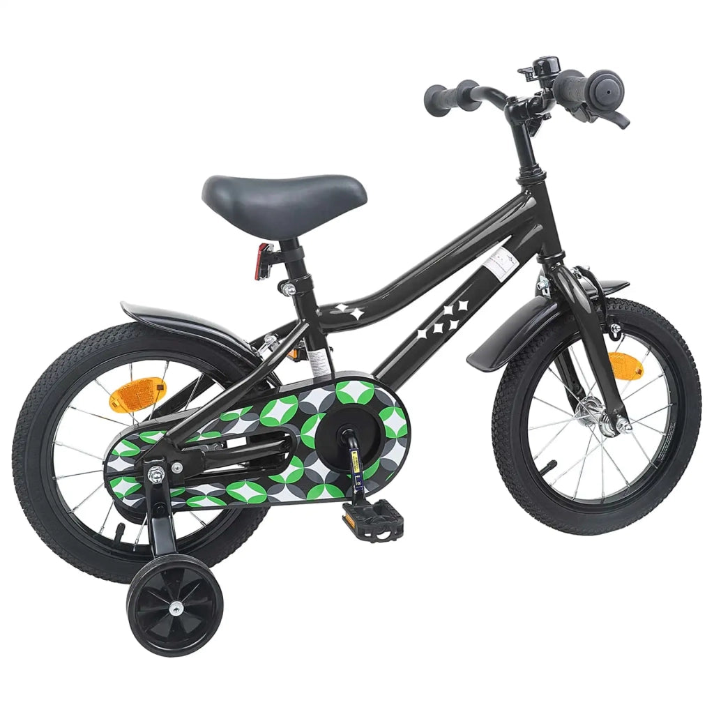 Bicicletta per Bambini 16 Pollici per bambini di 4-6 anni Nero 42009469