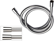 Flessibile per doccia retinato metallizzato in pvc atossico 120 cm