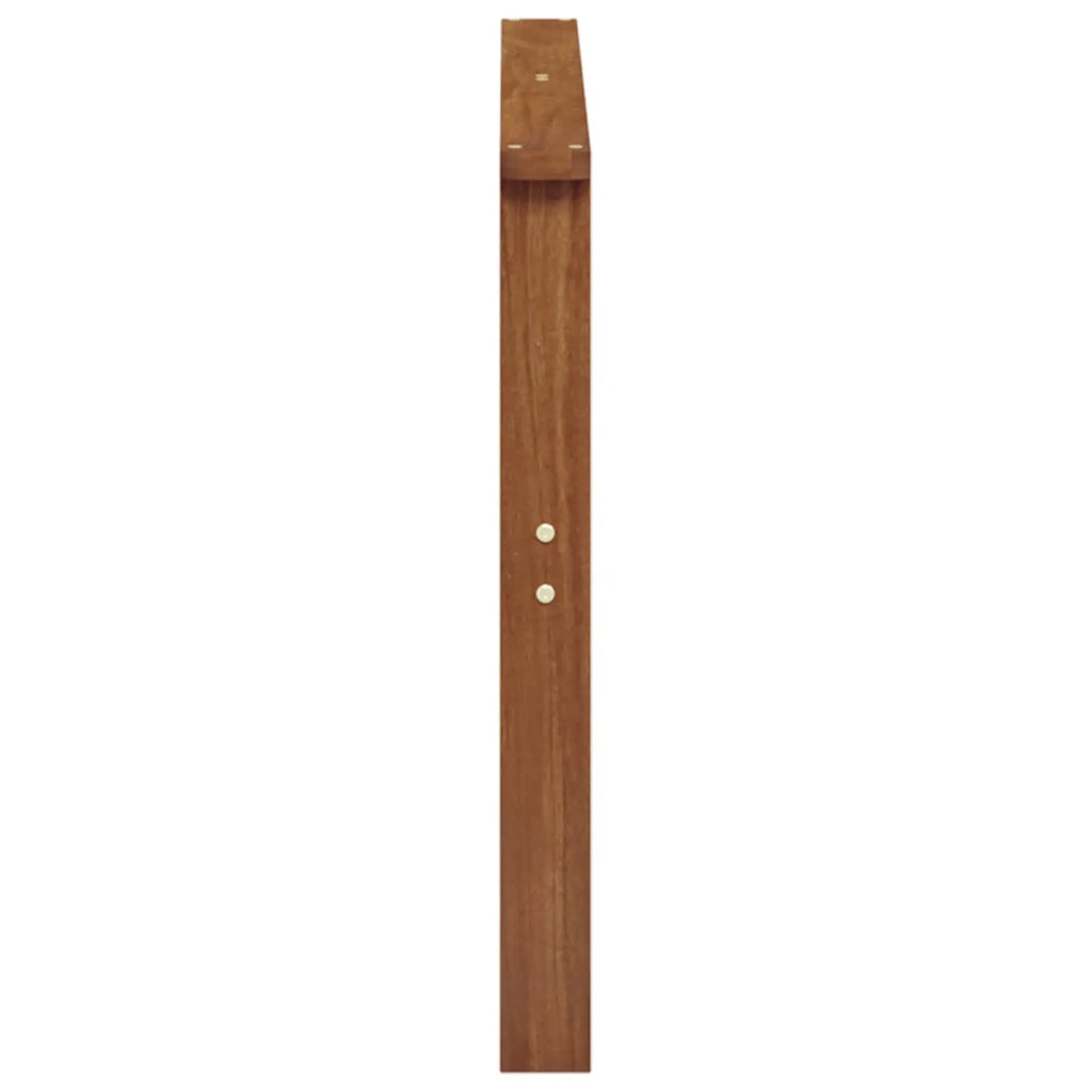 Bracciolo 2 pz Naturale 80 x 6 x 61 cm Legno di Acacia Massello 900580