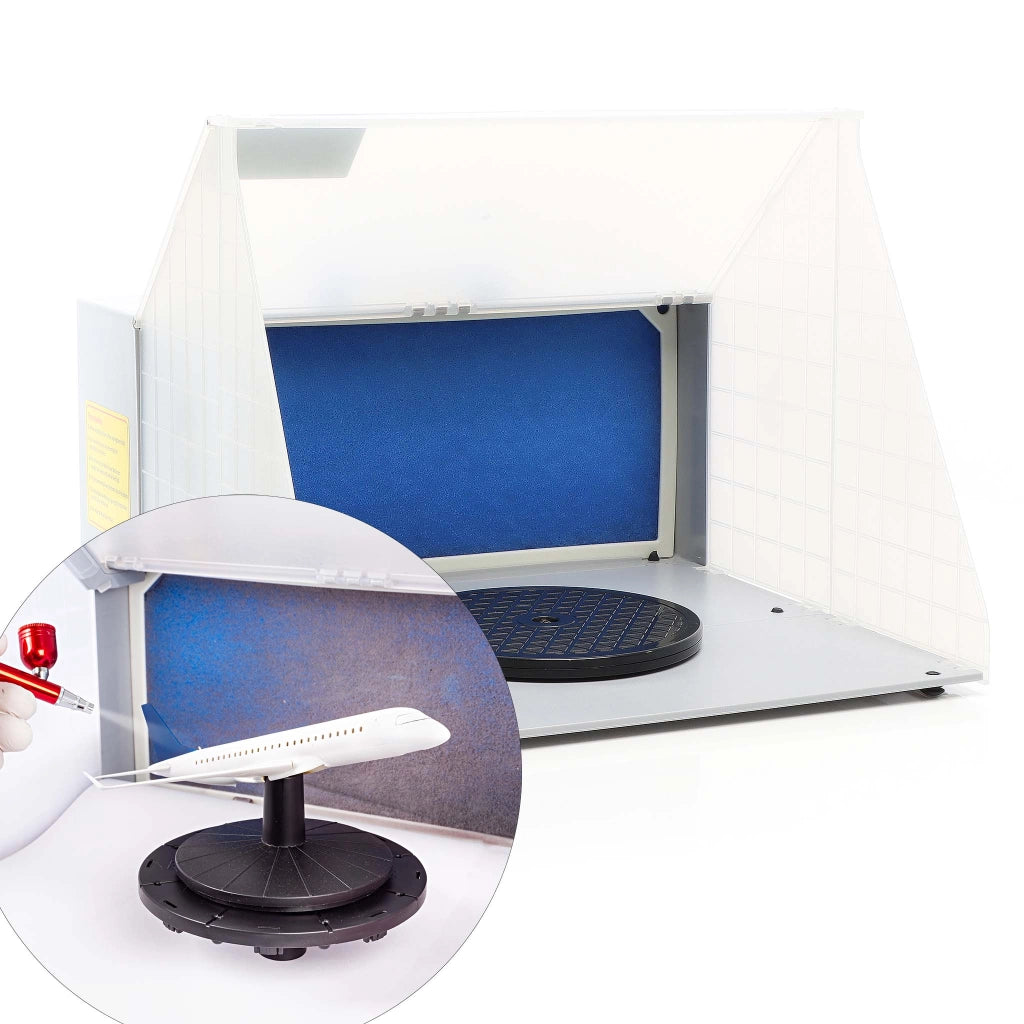 Cabina di aspirazione per verniciatura ad aerografo 4m³/min Aspiratore filtro e tubo aria di scarico