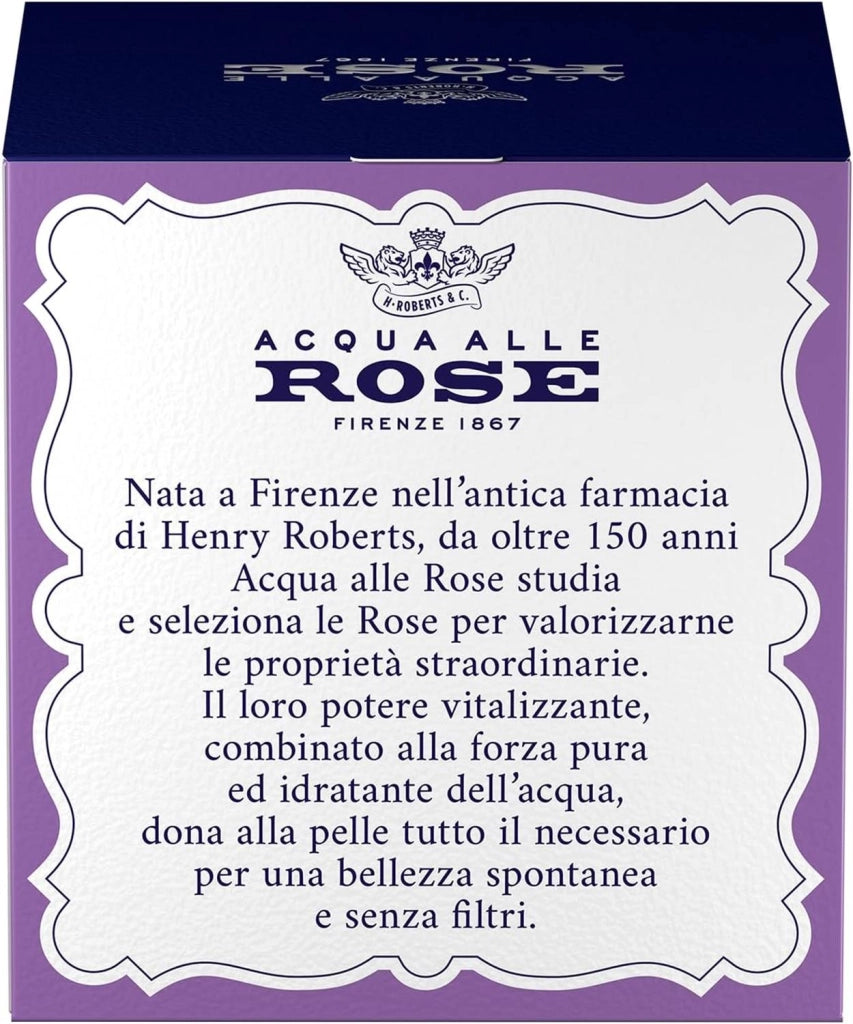 ACQUA ALLE ROSE CREMA VISO ANTIRUGHE RIMPOLPANTE ANTI-ETÀ DI ROSA NERA E ACIDO IALURONICO AZIONE RIEMPITIVANSIVA 50 ML