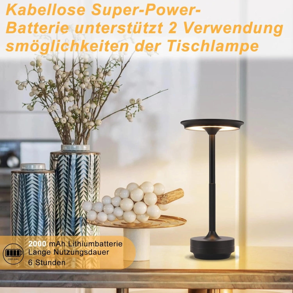ZMH Lampada da tavolo LED wireless touch dimmerabile davanzale per soggiorno comodino