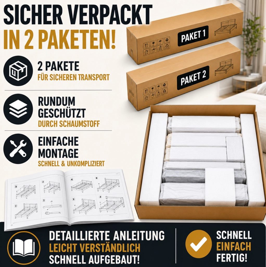 Letto imbottito con LED, ricarica USB e vano contenitore 90 x 190 cm grigio