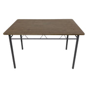 Tavolo Cecilia In Mdf Marrone E Metallo Grigio Scuro
Dimensione 120x70x74cm