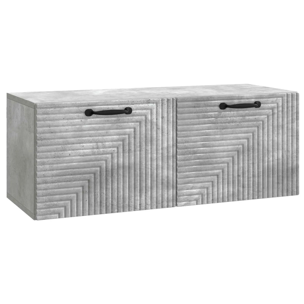 Mobile Porta TV da Muro Grigio Cemento 78,5 x 31 x 30 cm 898718