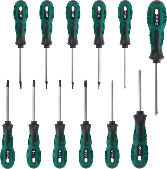 Set di chiavi a magnete, acciaio cromo-vanadio con punta magnetica, set di 5 chiavi a magnete per riparazioni, fai da te e artigianato (12)