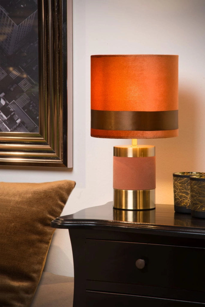 Lampada tavolo Lucide Extravaganza Frizzle marrone E14 40W