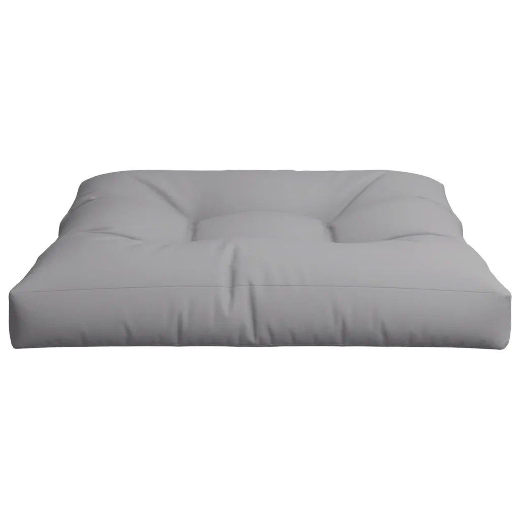 vidaXL Cuscino per Pallet Grigio 80x80x12 cm in Tessuto