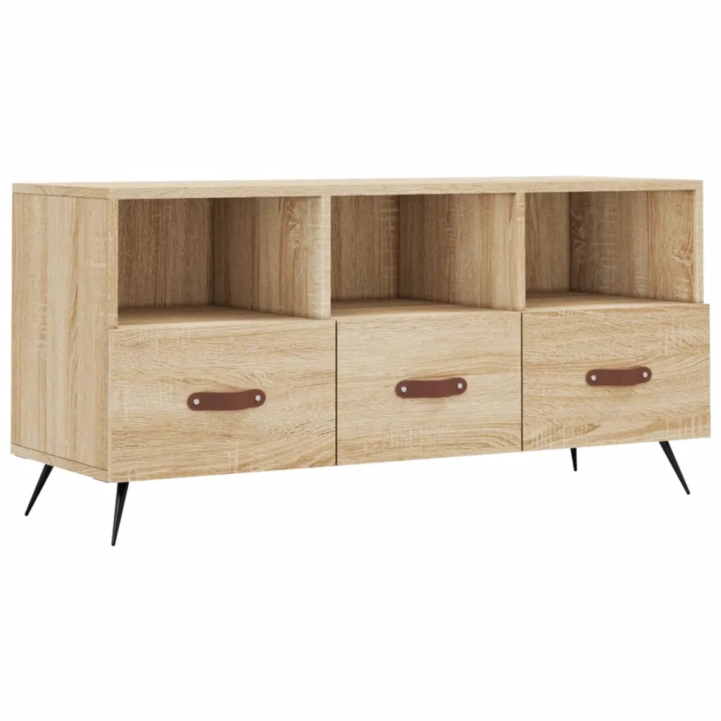 Mobile Porta TV-Mobile per TV-Credenza TV Rovere Sonoma 102x36x50 cm in Legno Multistrato 117294