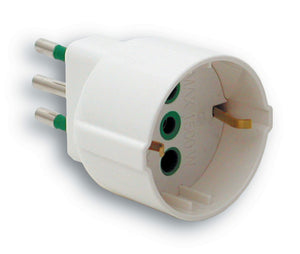 fme art. 87.120bl adattatore semplice da 10a 2 poli + terra a schuko cod:ferx.60