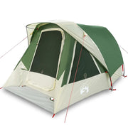 Tenda da Campeggio | Tenda Familiare a Cabina per 4 Persone Verde Impermeabile