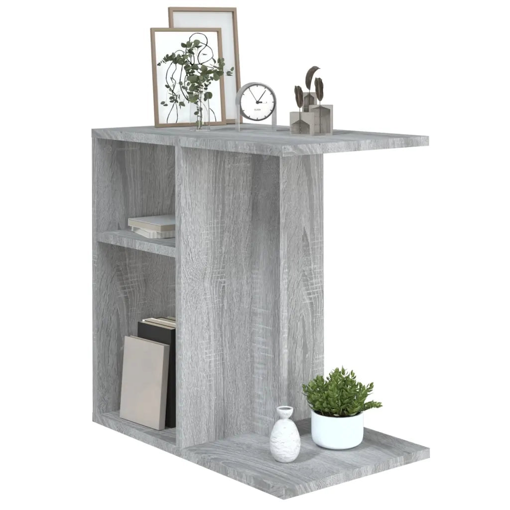 Tavolino Grigio Sonoma 50x30x50 cm Legno Multistrato 815850
