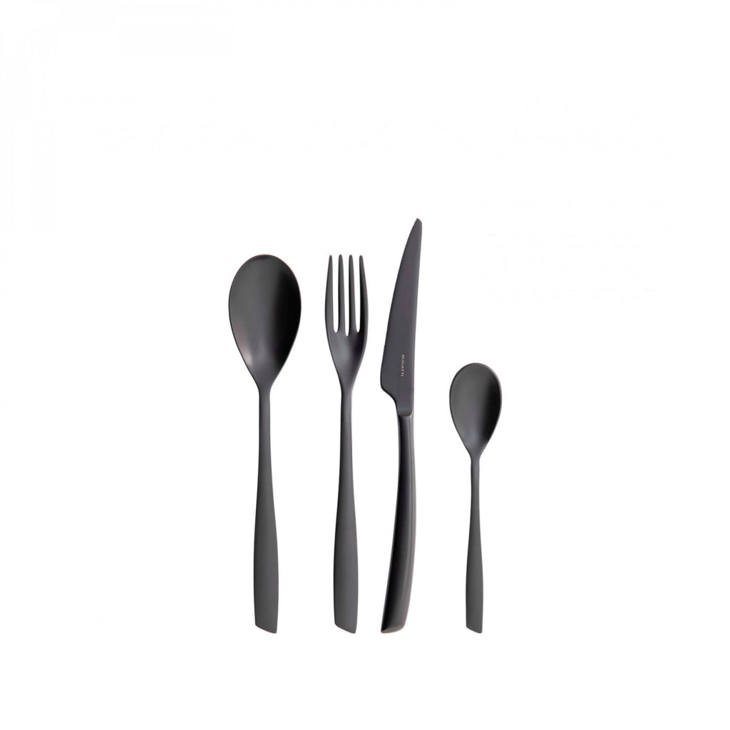 RIVIERA BLACK DIAMOND, Posate Set 24 Pz, Scatola Gallery, Casa