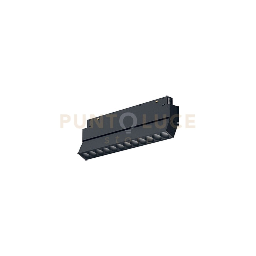 GFA1310- MODULO LED ANTIABBAGLIAMENTO REGOLABILE PER BINARIO DOPPIA ACCENSIONE AD INCASTRO MAGNETICO PER BINARIO 48V 3000K 1063LM 12W 23,6CM NERO