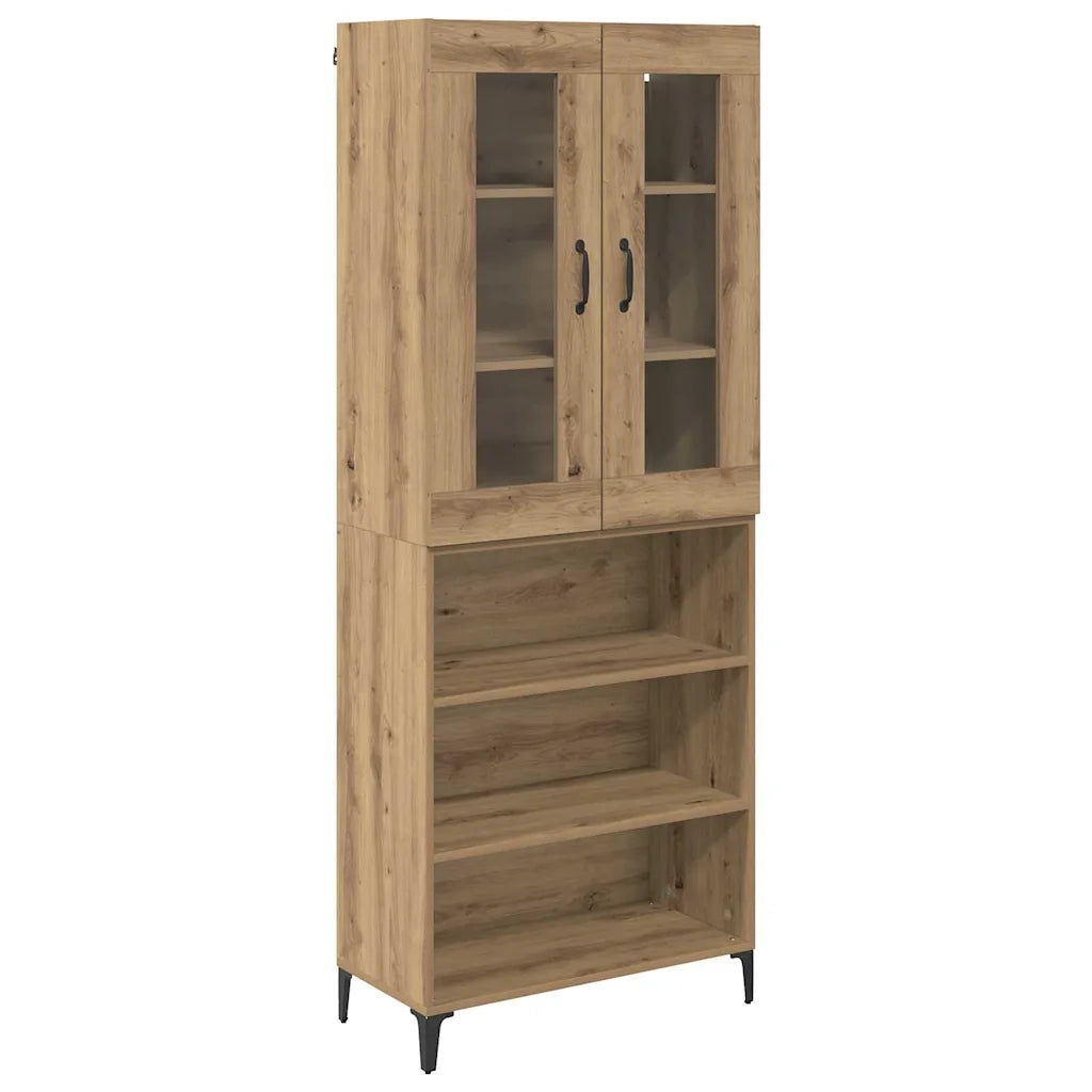 Credenza | Madia | Buffet da pranzo | Armadio da pranzo Rovere artigianale 69,5 x 34 x 180 cm
