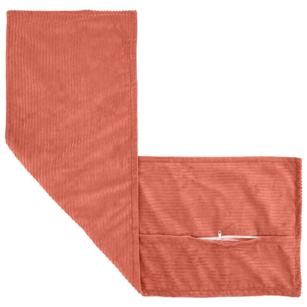 Federa 2 pz HOUTEN Rosso Arancio 40 x 145 cm corduroy 917211
